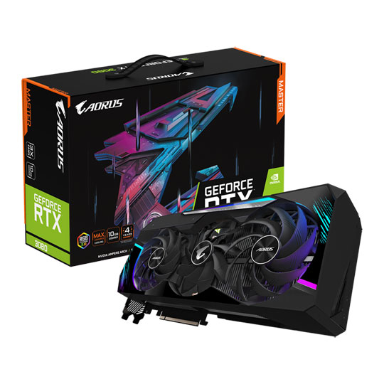 Gigabyte AORUS NVIDIA GeForce RTX 3080 10GB MASTER Ampere Graphics