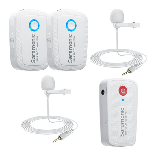 Saramonic - 'Blink 500 B2' (White) Dual-Channel Wireless Microphone System : image 4