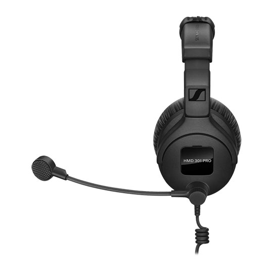 Sennheiser - 'HMD 301 PRO-X4F' Single-Sided Broadcast Headset