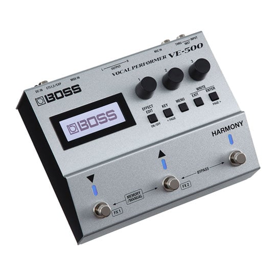 Boss VE-500 Vocal Performer Vocal Pedal