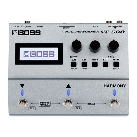 Boss VE-500 Vocal Performer Vocal Pedal