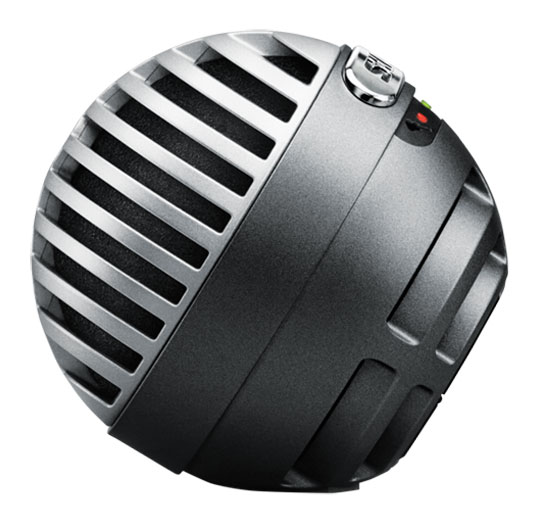 Shure MOTIV MV5-DIG Cardioid Condenser Digital Microphone with three onboard DSP settings (Gray) : image 4