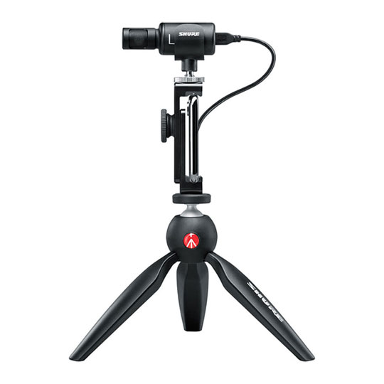 Shure MOTIV MV88+DIG-VIDKIT Cardioid or Bidirectional Stereo Condenser Microphone with 5 onboard DSP