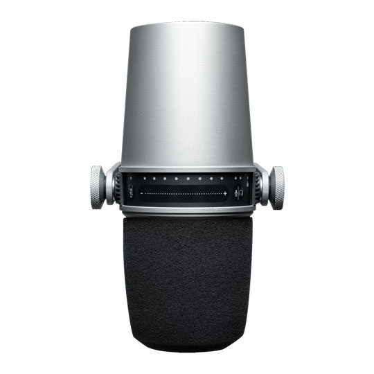 SHURE MV7 シルバー Shure MV7 Silver USB Mic+ Pop Shield Upgrade LN111707 - MV7-S