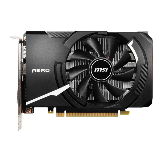 MSI NVIDIA GeForce GTX 1650 AERO ITX OCV1 4GB GDDR6 Graphics Card