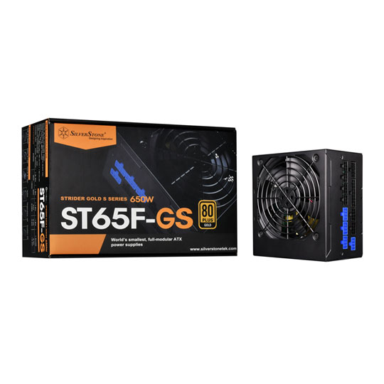 SilverStone Technology 650W Computer Power Supply PSU Fully Modular with 80 Plus Gold ＆ 140mm Design Power Supply (SST-ST65F-GS) Silverstone 650 Watt Extreme 650Rz PCIe 5.0 80+ Gold Full Modular SFX  PSU⁄Power Supply