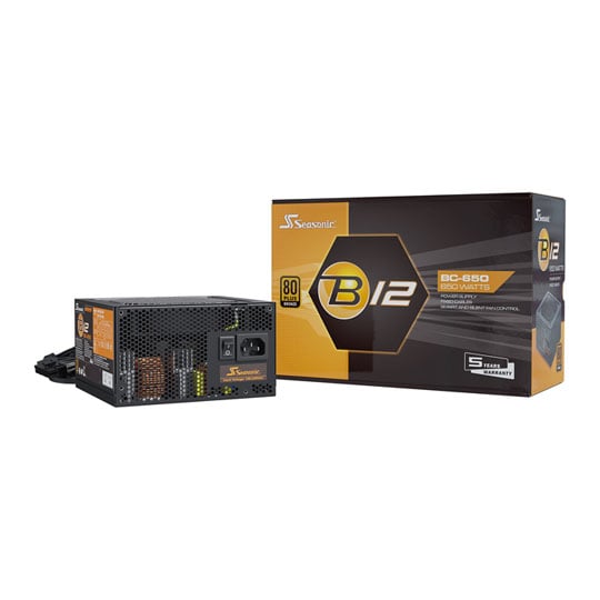 Seasonic B12 650W Bronze Wired Power Supply : image 1