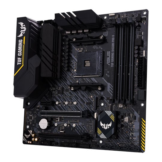 ASUS AMD Ryzen TUF GAMING B450M-PRO II AM4 PCIe 3.0 mATX Motherboard : image 3