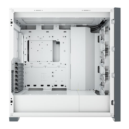 Corsair 5000X RGB White Mid Tower Tempered Glass PC Gaming Case