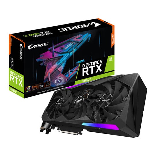Gigabyte AORUS NVIDIA GeForce RTX 3060 Ti 8GB MASTER Ampere