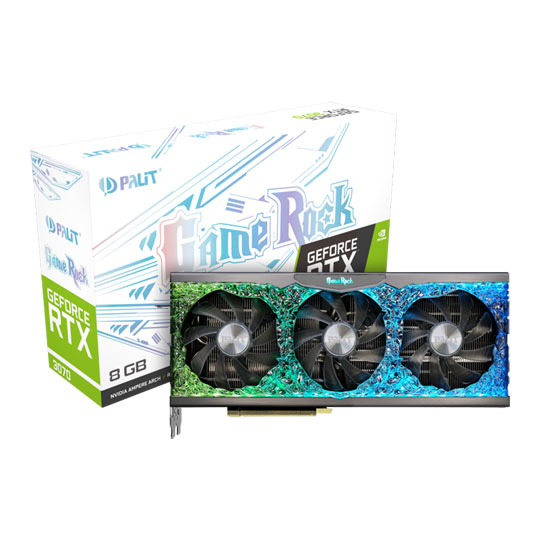 Palit NVIDIA GeForce RTX 3070 8GB GameRock V1 Ampere