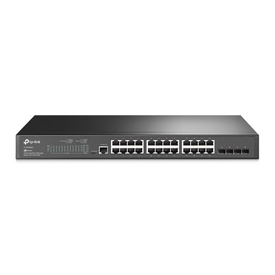 TP-LINK TL-SG3428 JetStream 24-Port L2 Managed Rackmount Gigabit Switch with 4x SFP Slots