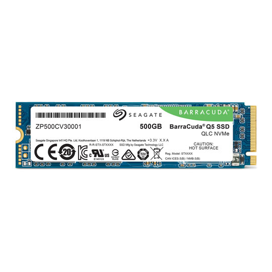 Seagate BarraCuda Q5 Series 500GB M.2 PCIe NVMe SSD/Solid State Drive : image 4