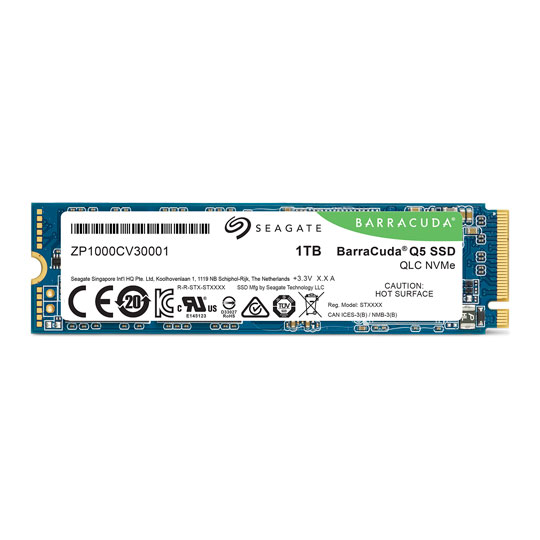 Seagate BarraCuda Q5 Series 1TB M.2 PCIe NVMe SSD/Solid State Drive : image 4