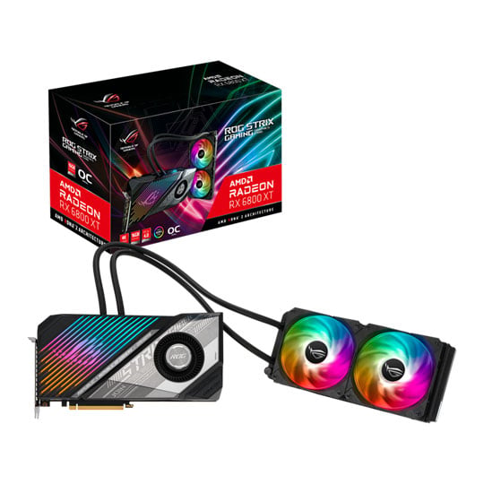 ASUS AMD Radeon RX 6800 XT ROG Strix LC OC 16GB Graphics Card : image 1
