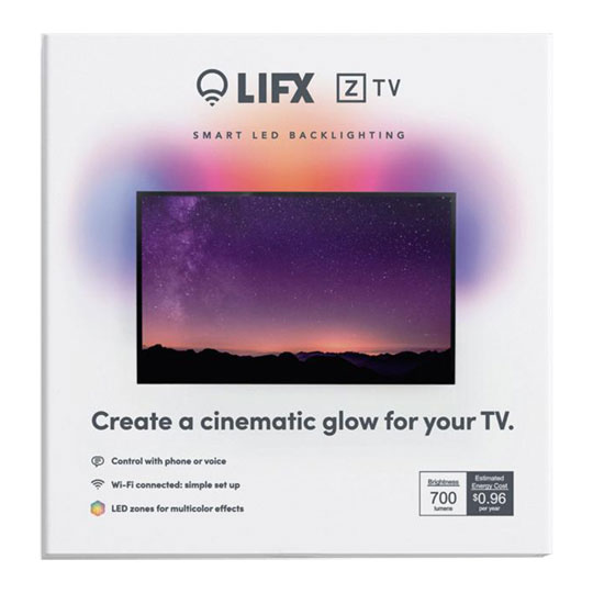 LIFX ZTV Z Lighting RGB WiFi LED Strip TV Kit - 1M - LZTV1MINT : image 1