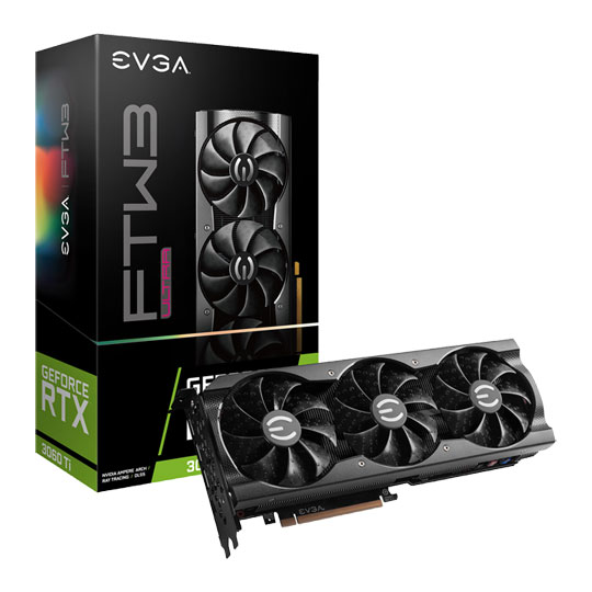 EVGA NVIDIA GeForce RTX 3060 Ti 8GB FTW3 ULTRA GAMING Ampere Graphics Card : image 1