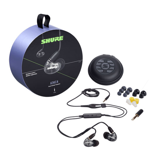 Shure Aonic 4 Sound Isolating Earphones - Black