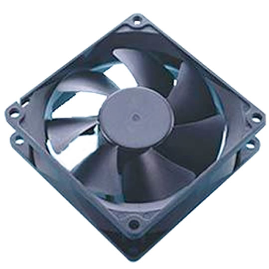 Akasa AK-174BK-S Black Case Fan, 3 Pin, Sleeve Bearing Ultra Quiet 120mm (17dBA) Retail : image 1