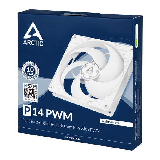 Arctic P14 Static Pressure 140mm PWM Fan White : image 4