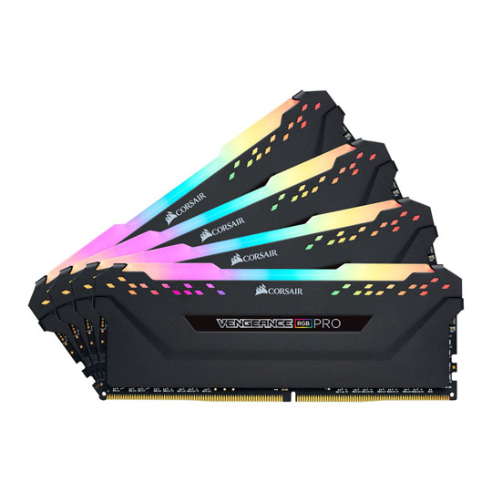 Corsair VENGEANCE RGB 3200MHz 64GB(16×4) Corsair Vengeance RGB RS 64GB (4x16GB) DDR4 3200MHz C16 Desktop