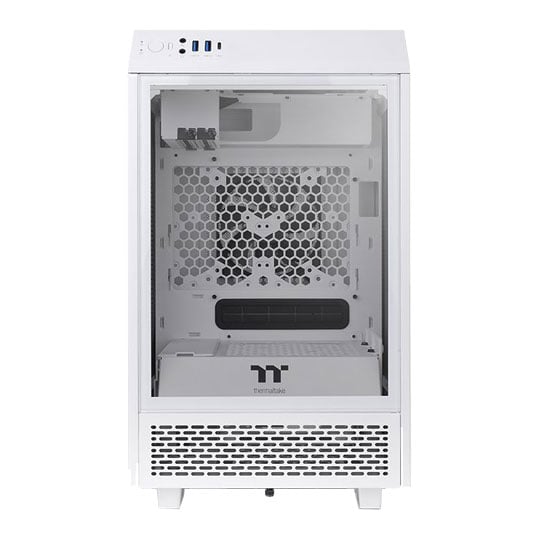 Thermaltake The Tower 100 White Mini-ITX Chassis Tempered Glass PC Gaming Case : image 2