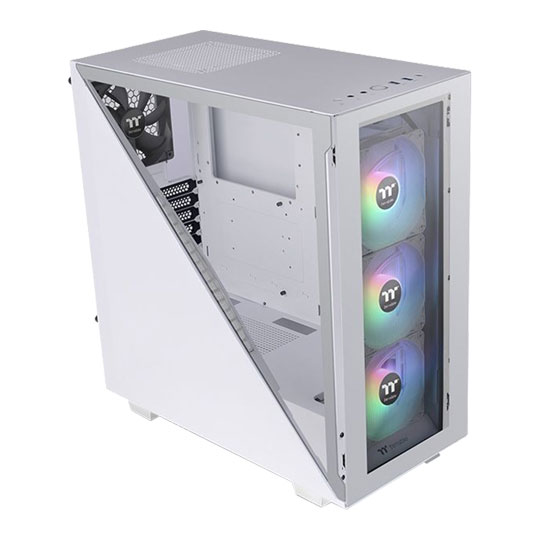 Thermaltake Divider 300 TG White Mid Tower Tempered Glass PC Gaming Case : image 1
