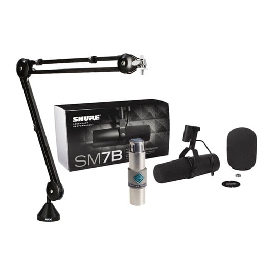 Shure SM7B + Fethead Preamp + Rode PSA1 Arm