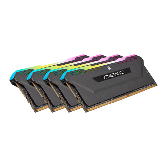 Corsair Vengeance RGB PRO SL Black 32GB 3200MHz DDR4 Memory Kit : image 3
