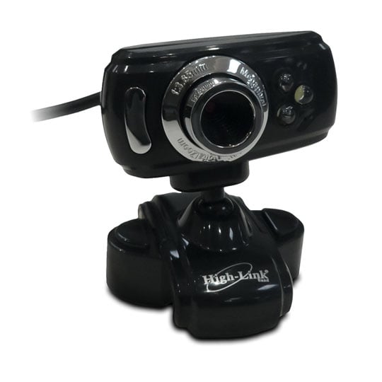 HiPoint HD Webcam with Built-in Microphone, Black