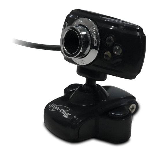 HiPoint HD Webcam with Built-in Microphone, Black