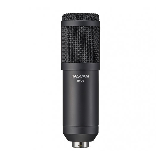 Tascam TM-70 Dynamic Microphone for Broadcasting, Podcast Production and Live Streaming