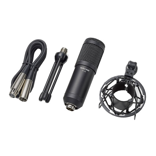 Tascam TM-70 Dynamic Microphone for Broadcasting, Podcast Production and Live Streaming