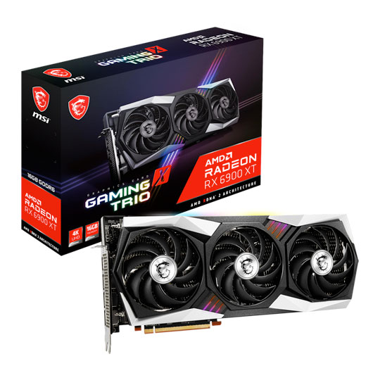 MSI AMD Radeon RX 6900 XT GAMING X TRIO 16GB Graphics Card : image 1