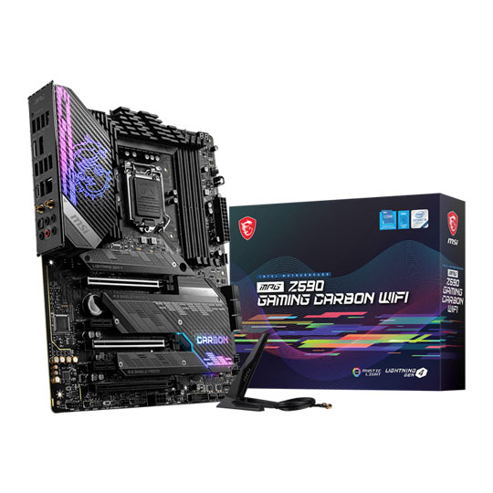 MSI MPG Intel Z590 GAMING CARBON WIFI ATX Motherboard : image 1