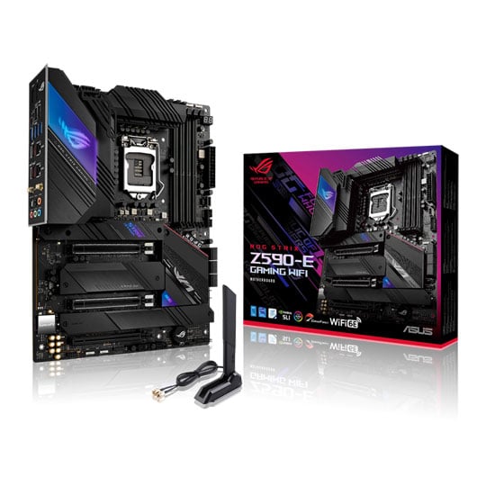 ASUS ROG STRIX Z590-E GAMING WIFI Intel Z590 PCIe 4.0 ATX Motherboard : image 1