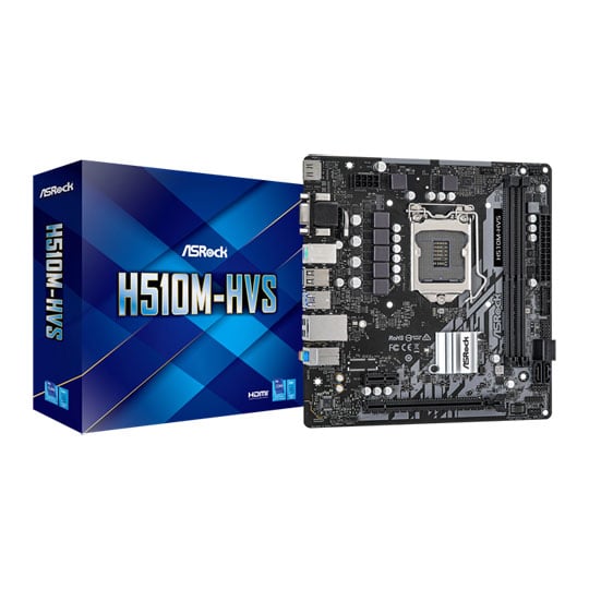 ASRock Intel H510M-HVS mATX Motherboard : image 1