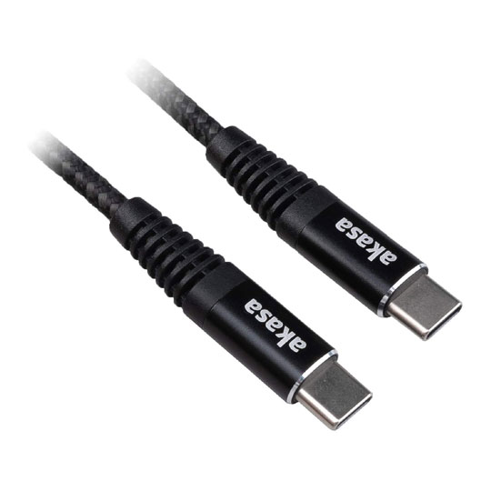 Akasa 1m USB Type-C to Type-C High Speed Charging Cable : image 3