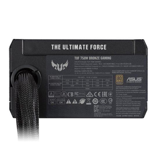 ASUS TUF Gaming 750 Watt 80+ Bronze PSU/Power Supply : image 4