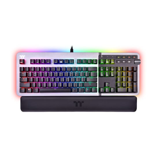 ThermalTake Argent K5 Mechanical RGB Gaming Keyboard w/ Wrist Rest - UK Layout