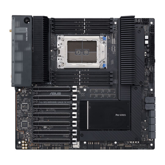 ASUS AMD Threadripper Pro WS WRX80E-SAGE SE WIFI PCIe 4.0 eATX Motherboard