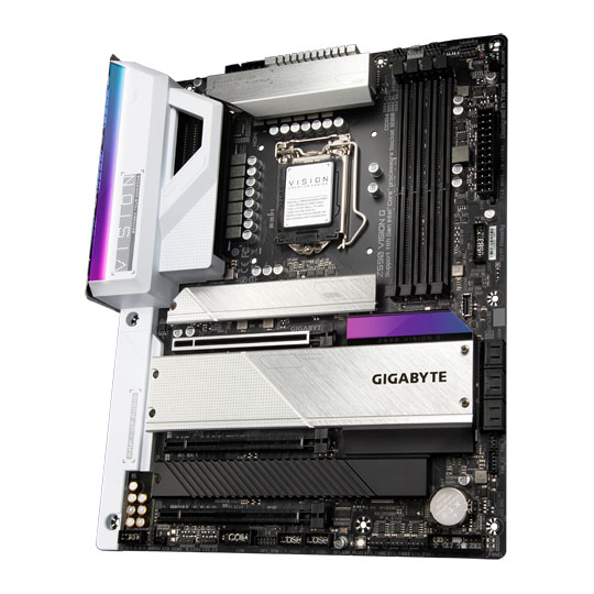Gigabyte Intel Z590 Vision G ATX PCIe 4 Motherboard LN114349 | SCAN UK