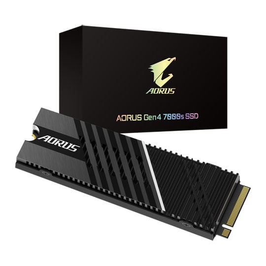 Gigabyte AORUS 1TB M.2 PCIe 4.0 x4 NVMe SSD/Solid State Drive with Heatsink : image 1