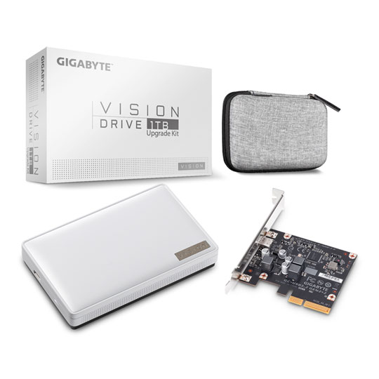 Gigabyte Vision Drive 1TB External USB Type-C SSD with Expansion Card : image 1