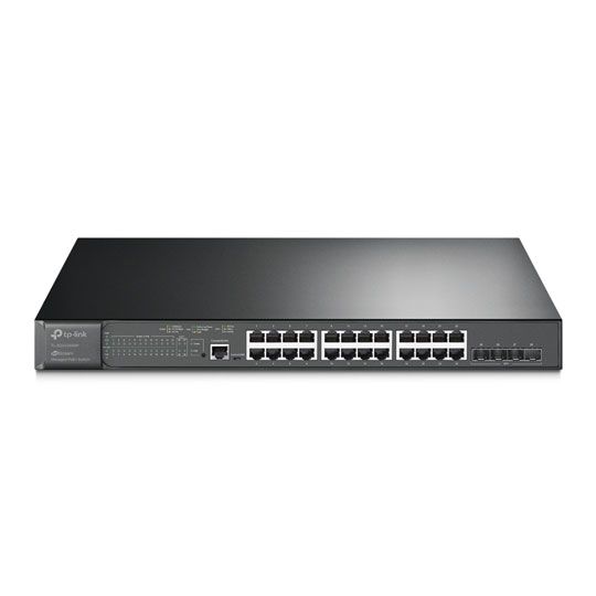 TP-LINK JetStream 28-Port JetStream PoE+ Managed Switch