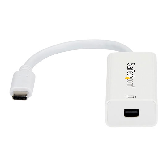StarTech.com USB-C to mDP Adapter White Thunderbolt 3 Ready