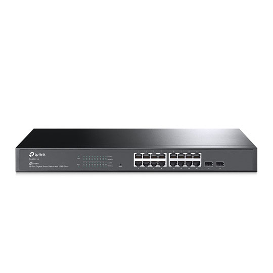 TP-LINK 16-Port Gigabit Smart Switch with 2 SFP Slots