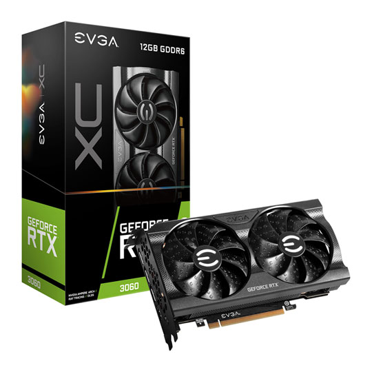 EVGA NVIDIA GeForce RTX 3060 12GB XC GAMING Ampere Graphics