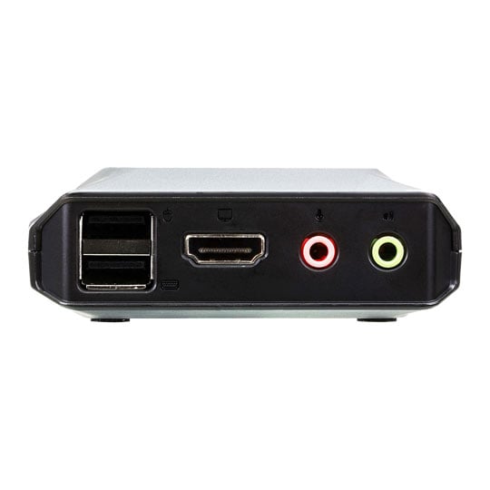ATEN 2-Port USB HDMI KVM Switch with Remote Port Selector
