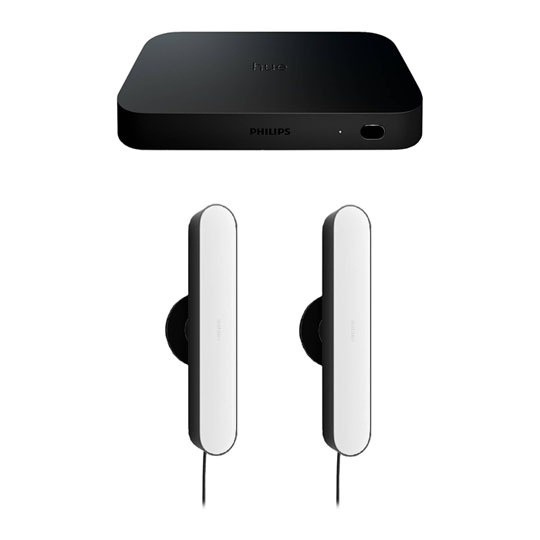 Philips Hue 4-Port HDMI Sync Box + Philips Hue Play Double Pack